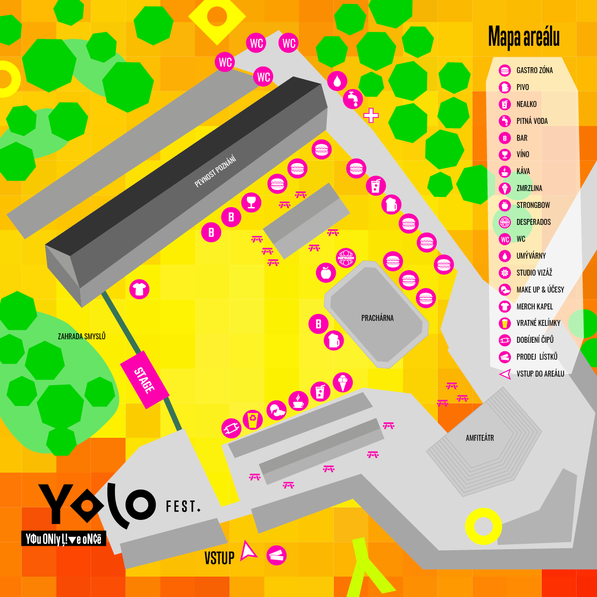 mapa areálu